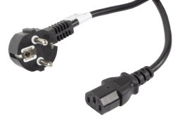 LANBERG Netzkabel CEE 7/7 90°->IEC 320 C13 10m VDE