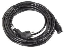 LANBERG Netzkabel CEE 7/7 90°->IEC 320 C13 10m VDE