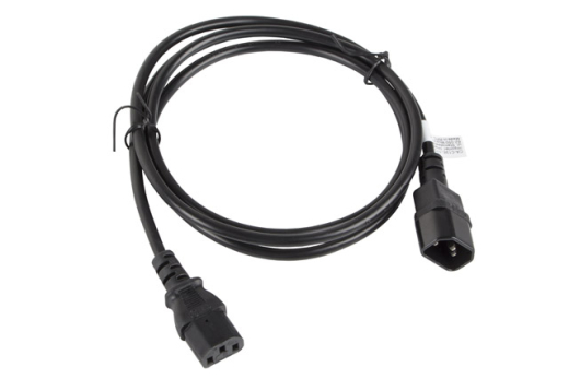 LANBERG Netzkabel-Verlängerung IEC 320 C13->C14 1,8m VDE sw