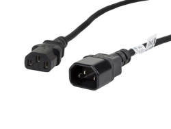 LANBERG Netzkabel-Verlängerung IEC 320 C13->C14...