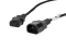 LANBERG Netzkabel-Verlängerung IEC 320 C13->C14 1,8m VDE sw