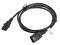LANBERG Netzkabel-Verlängerung IEC 320 C13->C14 1,8m VDE sw