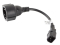 LANBERG Netzkabel-Adapter IEC320 C14->Schuko(F) für UPS 0,2m