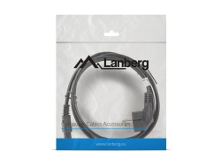 LANBERG Netzkabel CEE 7/7 90°->IEC 320 C5(MICKEY)...