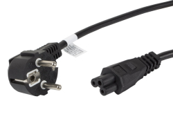 LANBERG Netzkabel CEE 7/7 90°->IEC 320 C5(MICKEY)...