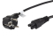 LANBERG Netzkabel CEE 7/7 90°->IEC 320 C5(MICKEY) 1,8m VDE