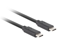 LANBERG USB-C M/M 3.1 GEN 2 Kabel 1m 10GB/S PD100W schwarz