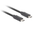 LANBERG USB-C M/M 3.1 GEN 2 Kabel 1m 10GB/S PD100W schwarz
