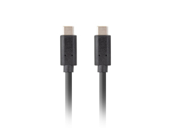 LANBERG USB-C M/M 3.1 GEN 2 Kabel 1,8m 10GB/S PD100W schwarz