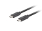 LANBERG USB-C M/M 3.1 GEN 2 Kabel 1,8m 10GB/S PD100W schwarz