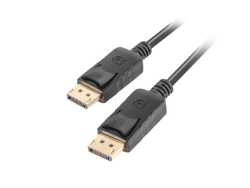 LANBERG Displayport M/M 19 PIN V1.2 Kabel 3,0m 4K schwarz