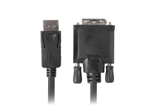 LANBERG Displayport (M)V1.2->DVI-D(M)(24+1) Kabel 1,8m sw