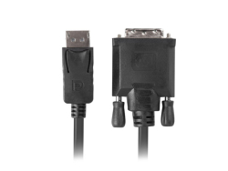 LANBERG Displayport (M)V1.2->DVI-D(M)(24+1) Kabel 1,8m sw
