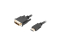 LANBERG HDMI(M)->DVI-D(M)(18+1) Kabel 1,8m 60Hz Single sw