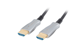 LANBERG HDMI M/M V2.0 Kabel 30m 4K optisch AOC schwarz