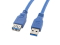 LANBERG USB-A Verlängerungskabel M/F 3.0 1,8m blau