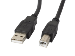 LANBERG USB-A(M)->USB-B(M) 2.0 Kabel 5m schwarz