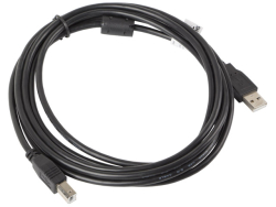 LANBERG USB-A(M)->USB-B(M) 2.0 Kabel 3,0m Ferrite sw