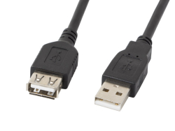 LANBERG USB-A Verlängerungskabel M/F 2.0 3,0m schwarz