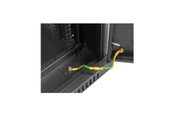 LANBERG 19 27U 600x600 freist. LCD perfor. Tür (FlatPack)sw (Speditionsversand)