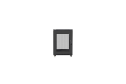 LANBERG 19 15U 600x800 freist. perfor. Tür (FlatPack) sw (Speditionsversand)