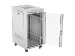 LANBERG 19 22U 600x800 freist. LCD Glastür...
