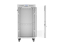 LANBERG 19 22U 600x800 freist. LCD Glastür (FlatPack) gr (Speditionsversand)