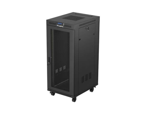 LANBERG 19 27U 600x800 freist. LCD perfor. Tür (FlatPack)sw (Speditionsversand)