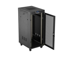 LANBERG 19 27U 600x800 freist. LCD perfor. Tür (FlatPack)sw (Speditionsversand)