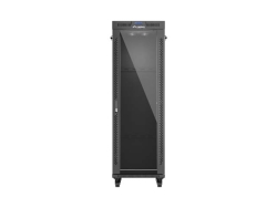 LANBERG 19 37U 600x800 freist. LCD Glastür (FlatPack) sw (Speditionsversand)