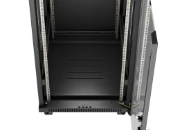 LANBERG 19 37U 600x800 freist. LCD Glastür (FlatPack) sw (Speditionsversand)