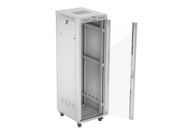 LANBERG 19 42U 600x800 freist. LCD Glastür (FlatPack) gr (Speditionsversand)