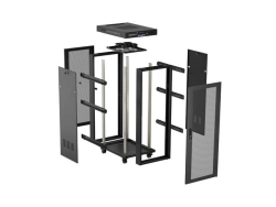LANBERG 19 42U 600x800 freist. LCD perfor. Tür...