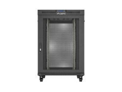LANBERG 19 22U 800x1000 freist. LCD perfor.Tür...