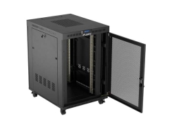 LANBERG 19 22U 800x1000 freist. LCD perfor.Tür (FlatPack)sw (Speditionsversand)