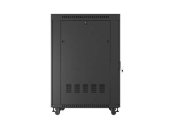 LANBERG 19 27U 800x1000 freist. LCD Glastür V2(FlatPack) sw (Speditionsversand)