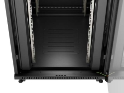 LANBERG 19 27U 800x1000 freist. LCD Glastür V2(FlatPack) sw (Speditionsversand)