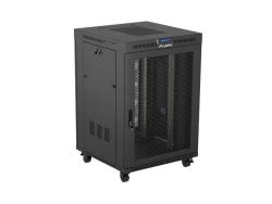 LANBERG 19 22U 800x800 freist. LCD perfor. Tür (FlatPack)sw (Speditionsversand)
