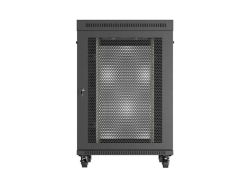 LANBERG 19 22U 800x800 freist. LCD perfor. Tür (FlatPack)sw (Speditionsversand)