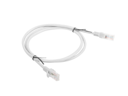 LANBERG Patchkabel CAT.5E UTP 1,0m Fluke Zertifikat grau