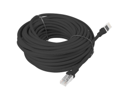 LANBERG Patchkabel CAT.5E UTP 15m Fluke Zertifikat schwarz