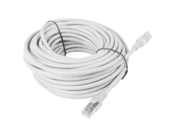 LANBERG Patchkabel CAT.5E UTP 15m Fluke Zertifikat grau