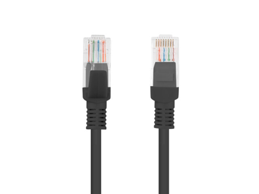 LANBERG Patchkabel CAT.5E UTP 20m Fluke Zertifikat schwarz