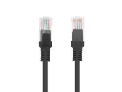 LANBERG Patchkabel CAT.5E UTP 20m Fluke Zertifikat schwarz