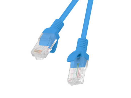 LANBERG Patchkabel CAT.6 UTP 0,5m Fluke Zertifikat bl