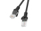 LANBERG Patchkabel CAT.6 UTP 0,5m Fluke Zertifikat sw
