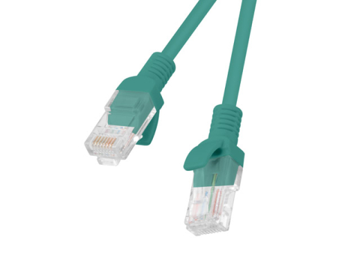 LANBERG Patchkabel CAT.6 UTP 0,5m Fluke Zertifikat gn