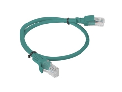 LANBERG Patchkabel CAT.6 UTP 0,5m Fluke Zertifikat gn