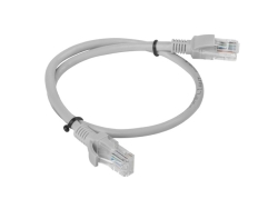 LANBERG Patchkabel CAT.6 UTP 0,5m Fluke Zertifikat gr