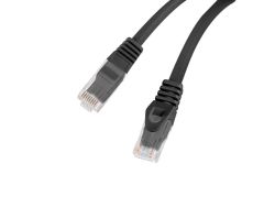 LANBERG Patchkabel CAT.6 UTP LSZH CU 0,5m Fluke Zert. sw